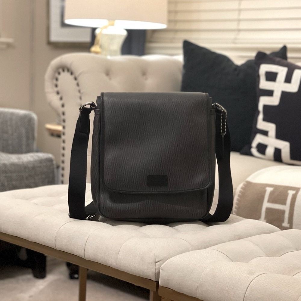 Coach Charcoal Messenger Bag